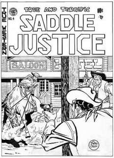 SADDLE JUSTICE-1948 Issue #4 Cover | ComicConnect