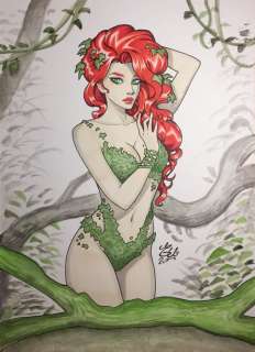 illustrazione originale - Poison Ivy - Loose page | Catawiki