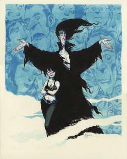 Shawn McManus | Sandman and Death; 16-by-20 inches | Hero Initiative