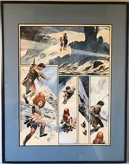 Don Lawrence - Originele pagina (p.1) Storm 8 - De stad der verdoemden - (1984)