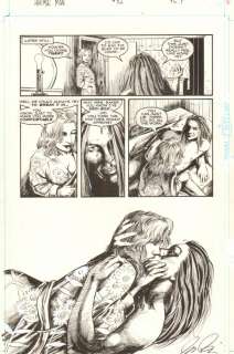 Fred Harper, Jason Temujin Minor - animal man #82 p. 7 - romance - 1995 signed