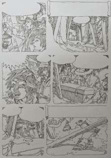 Enrique Breccia | Página original Enrique Breccia La Soldadera, Capítulo 2 – Miguel y la Muerte, Página 5 | Taj Mahal Cómics