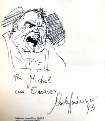 Ambrosini Carlo Dylan... | Lot 14 - AMBROSINI Carlo Dylan Dog Rare dédicace sur l’album... | Vermot et Associés