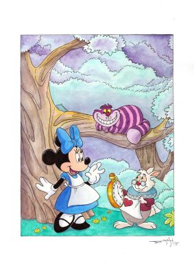 Minnie as Alice in Wonderland | Corner4art