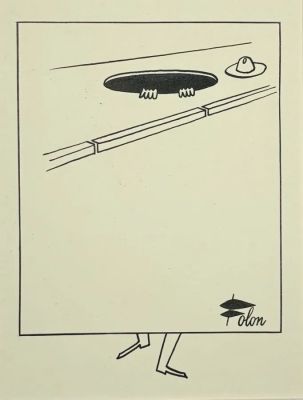 Folon Jean-Michel.... | Lot 40 - FOLON Jean-Michel. Sans légende. Dessin à l’encre... | Art Valorem