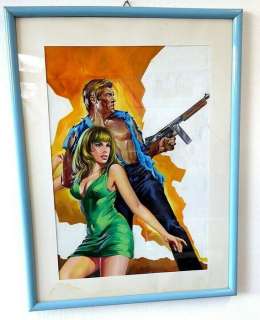 F. Picchionni, Joe Sub n. 33 - copertina originale + 2x copertine x romanzi gialli - Loose page - First edition - (1968) | Catawiki