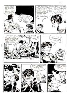 Mister No n. 32 - Tavola Originale "i cacciatori di teste" - Loose page - First edition - (1977) | Catawiki