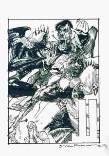 Bill Sienkiewicz - "Heavy Metal" - Illustrazione per la rivista americana - Firmata e datata - Loose page - (2007) | Catawiki