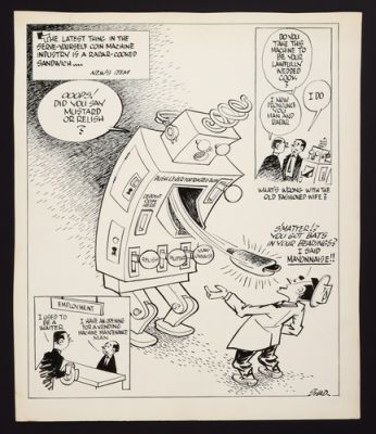 Radar Cooked Political Cartoon by Scott Shadburne | eBay US (Buy It Now)