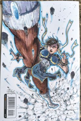 Sithsensui | street fighter ryu ken fornt cover & chun li back cover art | Raremarq (Buy It Now)