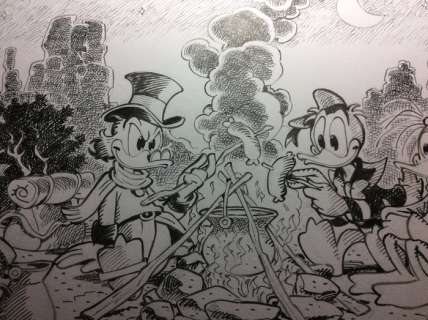 Donald Duck - â€œGreat campingâ€ - Loose page - Unpublished - (2016/2016) | Catawiki