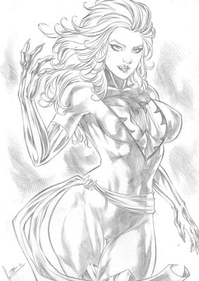 Leoartcomics(Léo Oliveira) | Phoenix Pencil Sketch (9"x12") | Raremarq (Buy It Now)
