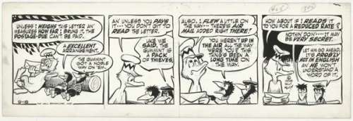 70: Kelly Pogo daily 9/18/56 original comic art | Russ Cochran