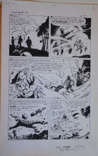 Sam Glanzman | TALES of the GREEN BERET #4 pg 11, 14x 22, War, 1967 | High Quality Comics