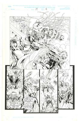 Lot 2090 - Liam Sharp - Original Art - Deaths Head II Issue No. 19 Page No. 4 - unpublished original art page… | Ewbank’s