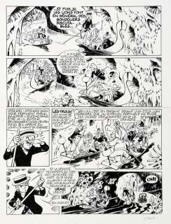 Dany | Olivier Rameau, planche n°39 Ã  l’encre de Chine … | Banque Dessinée