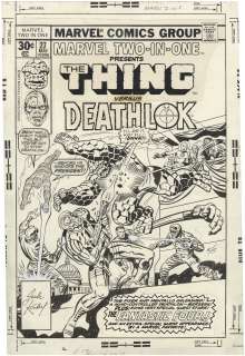 Jack Kirby - Marvel Two-in-One #27 Cover (Signed)