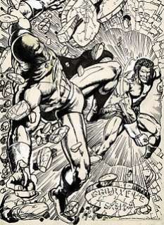 Mark Texeira Angel Gabriele - Atom Smasher JLA - First edition - (1982)