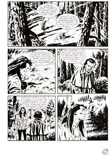 Giuseppe Barbati/Bruno Ramella - Magico Vento n. 18 - Barbati/Ramella - 8x Tavole Originali "L‘ombra del guerriero" - Page volante - Exemplaire unique - (1998)