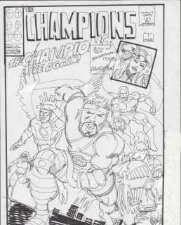 Bob Layton | Hercules And the Champions Prelim By Bob Layton | ComicArtFans Classifieds