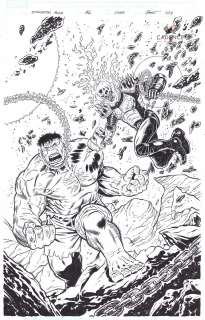 Brent Schoonover - Immortal Hulk (Marvel Comics) issue #06 (Cosmic Variant Cover)