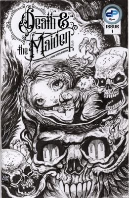 ORIGINAL ART Cover Death & the Maiden Comic Jasmine Becket-Griffith David Gough