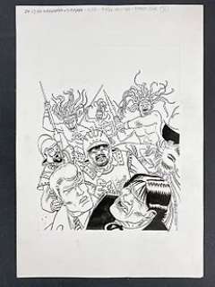 Martyn Mistére N. 228 - "Furia Omicida" - Giancarlo Alessandrini - Originale di copertina + Prova colore - Loose page - (2001) | Catawiki