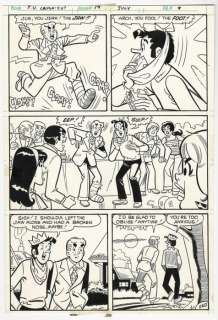 Archie’s TV Laugh-Out #19 - original art page by Archie Comics Artist - First edition - (1973) | Catawiki