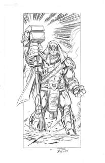 Paul Pelletier - Sketch Pin-Up, Ronan the Accuser