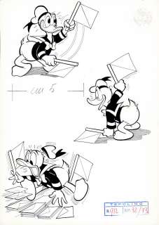 Marco Rota - Paperino Illustrazione redazionale per Topolino n.912 p.32-33