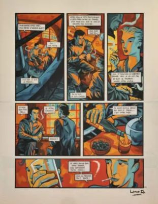 Denis Larue | Les larmes d’Irène | La Galerie de la Bande Dessinée