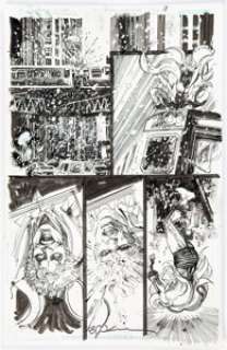 Denys Cowan and Bill Sienkiewicz Deathstroke #11 Story Page 18 Original Art (DC, 2017). The Creeper and - | Heritage