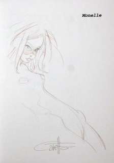 Fernando Caretta - artbook "Monelle" con disegno originale - First edition - (2010) | Catawiki