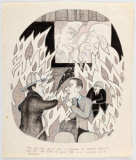Lynch, Jay | Jay Lynch Fire Scene Gag Cartoon Original Art (1960s).... | Heritage