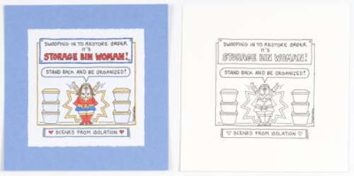 Guisewite, Cathy | Cathy Guisewite Scenes from Isolation Page 131 Single Panel Comic Illustration Original Art (Andrews McMeel Publis... (Total: 2 Original Art) | Heritage