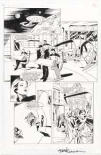 Krause, Peter | Peter Krause and Pablo Marcos Star Trek: The Next Generation #27 Story Page 14 Original Art (DC, 1992).... | Heritage