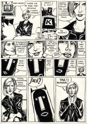 Tomasz Tomaszewski | K-MIX, czyli najważniejsze zdania świata (komplet dwóch plansz) | Galeria Komiksu