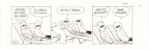 Jerry Scott and Jim Borgman Zits Daily Comic Strip Original Art dated 7-7-14 (King Features Syndicate, 2014). | Heritage