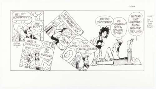 Jerry Scott and Jim Borgman Zits Sunday Comic Strip Original Art dated 1-12-14 (King Features Syndicate, 2014). | Heritage