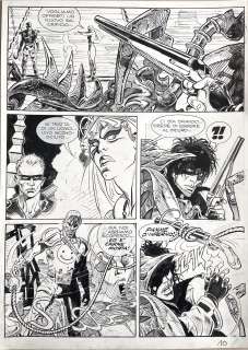 MASSIMO ROTUNDO - Original page for Brendon n. 1 "Nato il 31 Febbraio". Cm.25x34,5. Ink. Mint. Code 403.