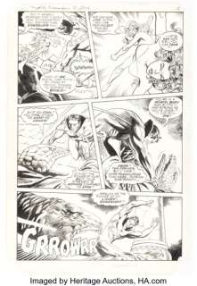 Adrian Gonzalez, Rich Buckler, Ricardo Villagrán The Mighty Crusaders #8 Story Pages 16-20 Original Art (Archie, 1984). (Total: 5 Original Art) | Heritage