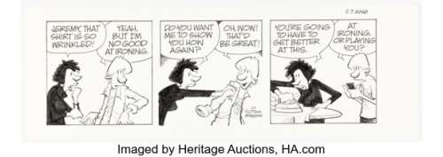 Jerry Scott and Jim Borgman Zits Daily Comic Strip Original Art dated 2-7-20 (King Features Syndicate, 2020). | Heritage