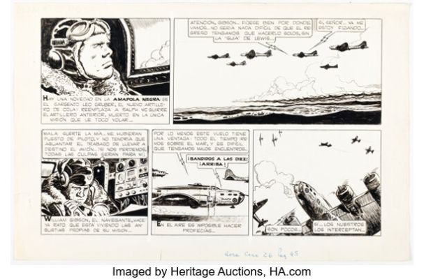 Francisco Solano Lopez Hora Cero [Zero Hour] #26 Story Page 45 Original Art (Editorial Frontera, 1959). | Heritage