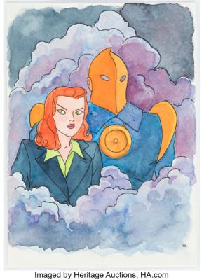 Sandy Jarrell - Doctor Fate and Inza Nelson Illustration Original Art (undated). | Heritage