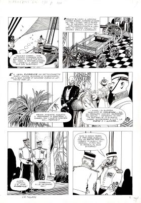 Attilio Micheluzzi | Florence Nightingale: La signora delle lampade p.9 | Tavole Originali