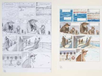 Flao | Benjamin LA LIGNE DE FUITE Planche originale 67 de... | Vermot et Associés