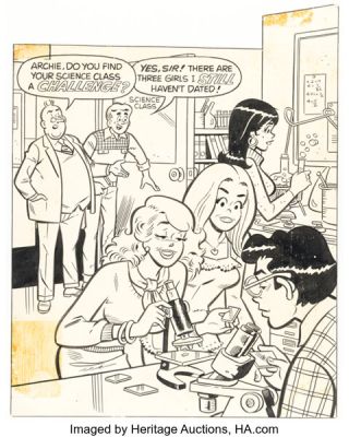 Stan Goldberg Life with Archie #210 Cover Illustration Original Art (Archie, 1979). | Heritage