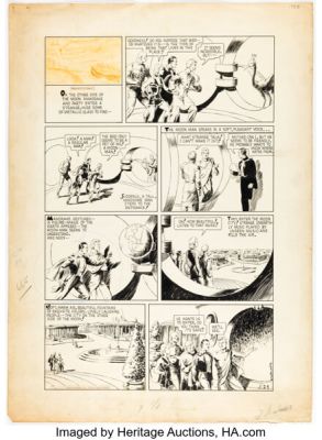 Phil Davis Mandrake the Magician Sunday Comic Strip Original Art dated 5-29-38 (King Features Syndicate, 1938). | Heritage