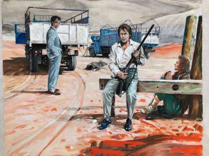 Merezette, Denis - Dessin original couleur - Couverture - Algérie française ! - (1985) | Catawiki