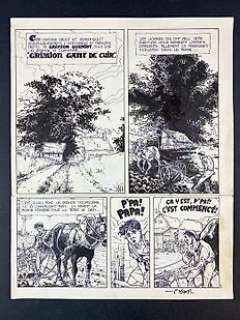 Makyo - Planche originale - Grimion gant de cuir T1 - Sirène - (1984) | Catawiki